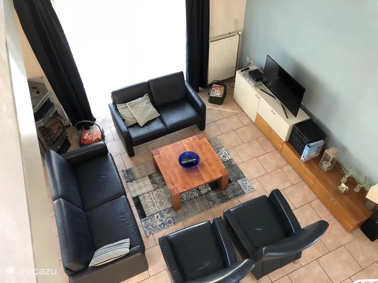 Draufsicht Wohnzimmer