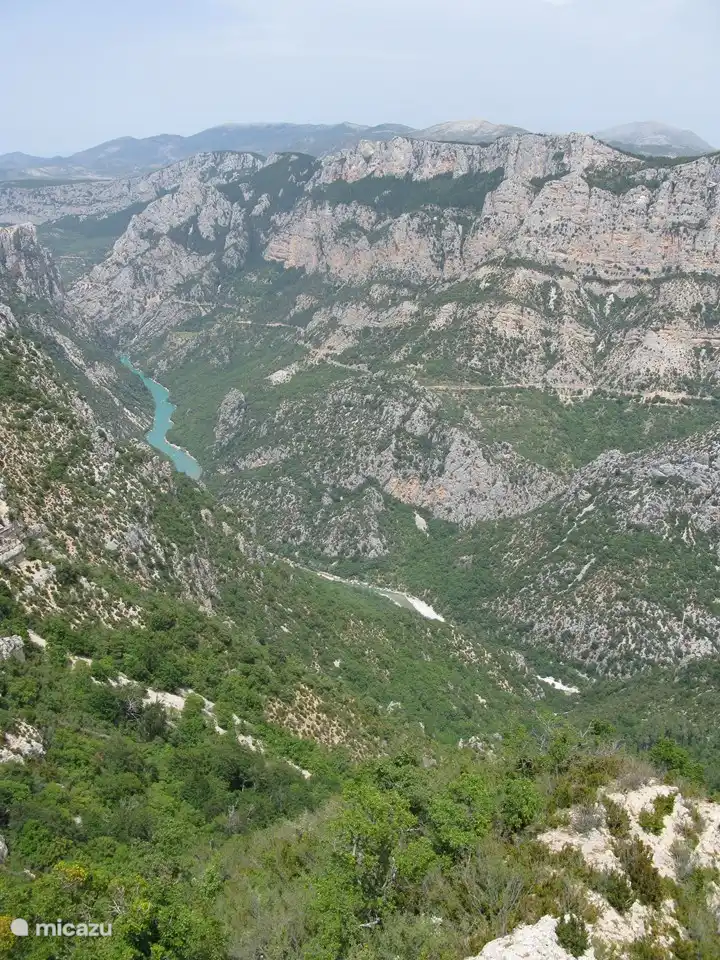 Foto in der Gorge du Verdon, eine kurze Fahrt vom Ferienhaus entfernt