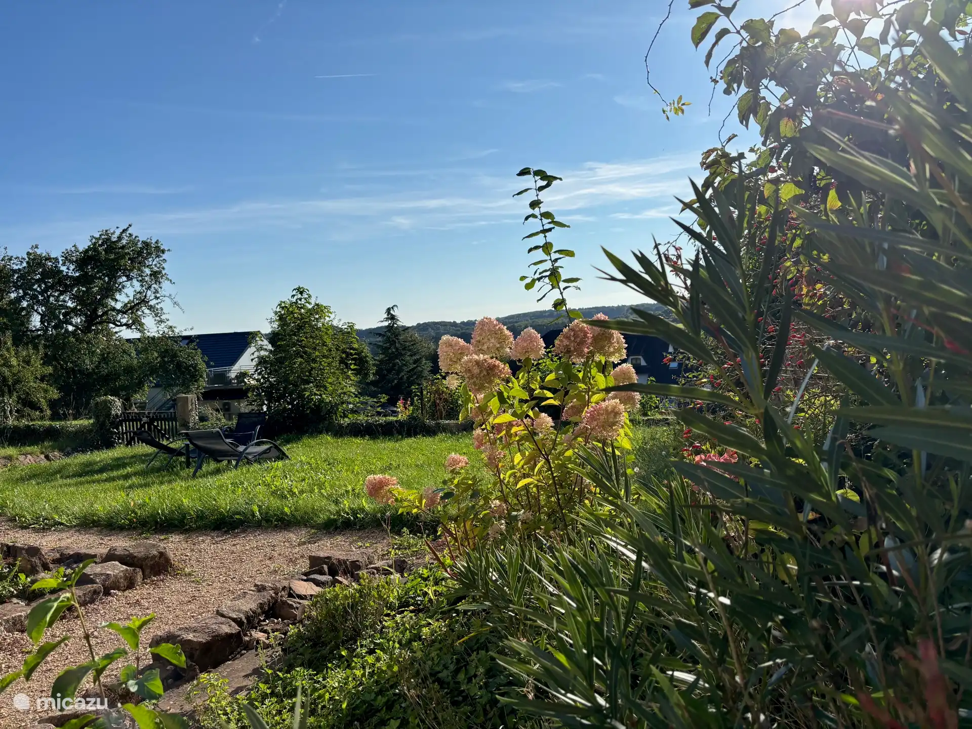 Vista desde la terraza de abajo