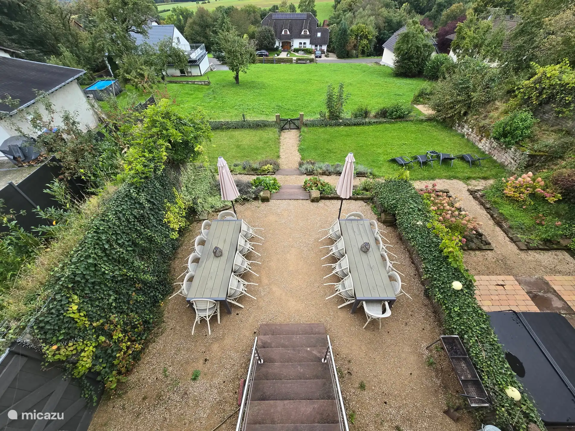 Jard&#237;n, vista superior