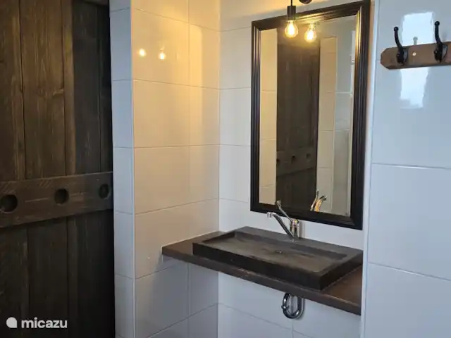 Landhaus Kreuzenberg huren in Duitsland, Eifel, Malbergweich - vakantiehuis Badkamer met faciliteiten voor minder valide mensen op de begane grond.