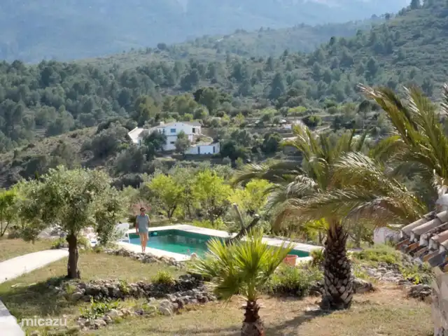 Casa Grilló en España, Costa Blanca, Lliber - finca Esta foto fue tomada desde la casa y para que puedas ver el espacio alrededor de la casa, la casa vecina está a 400 metros de distancia.