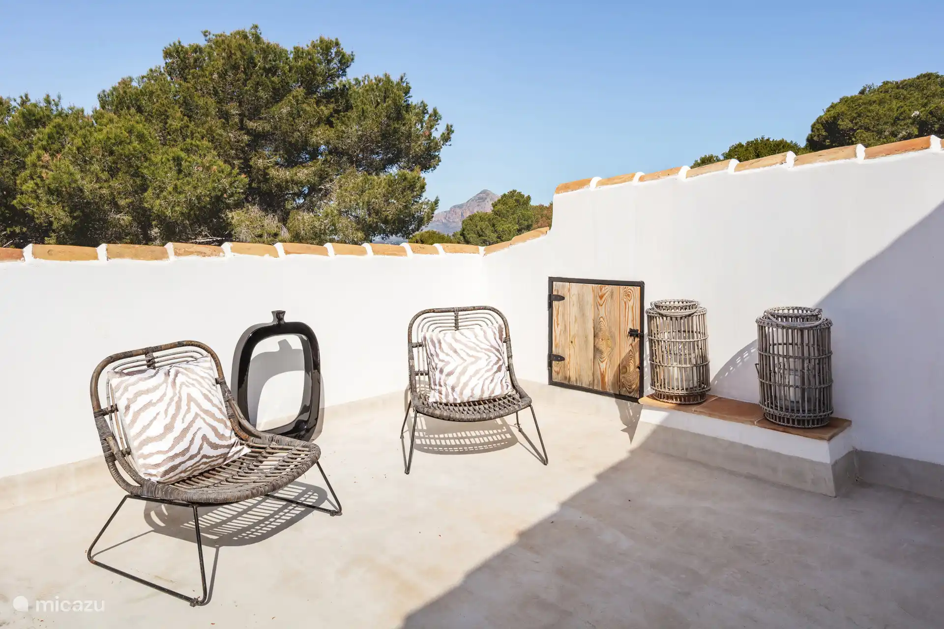 Terrasse im Obergeschoss