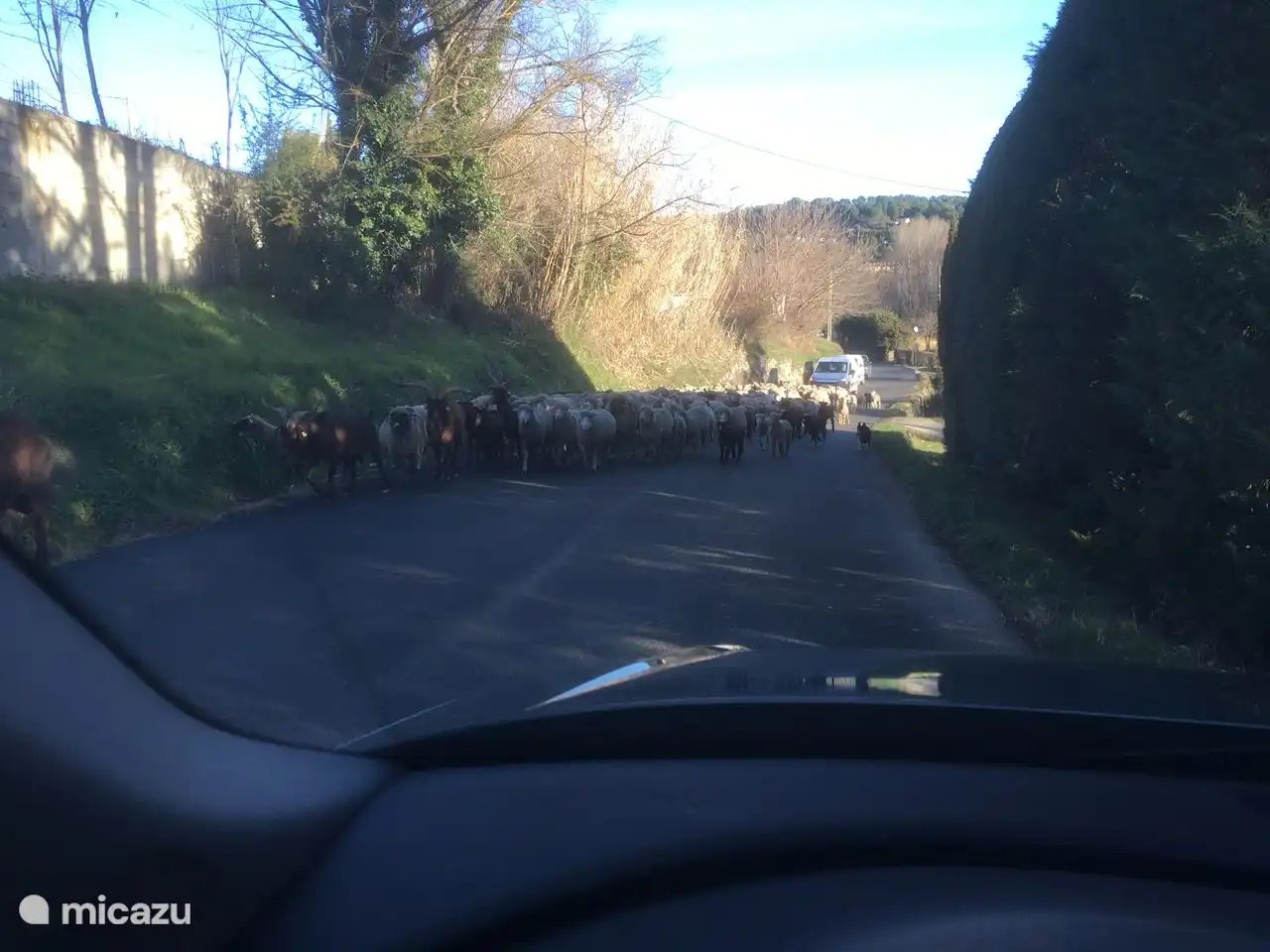 Straße ist für eine Weile gesperrt ..