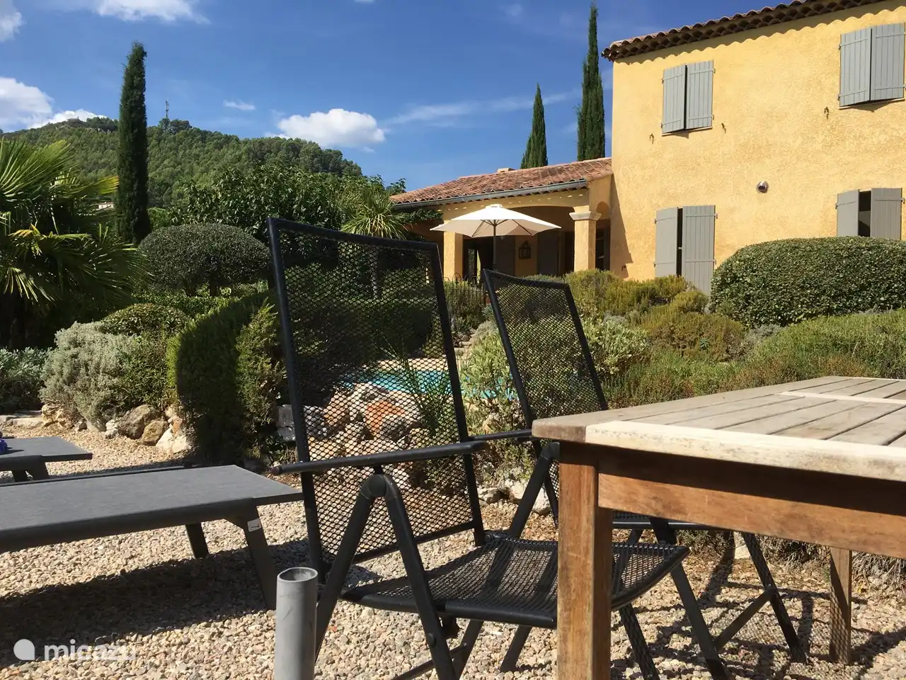 So eine schöne Terrasse ...