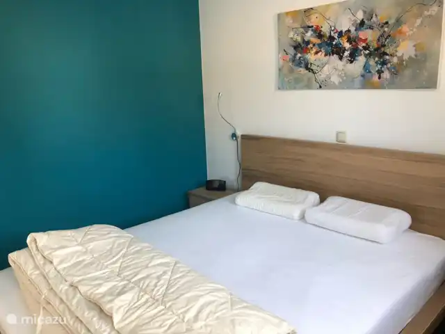 el pecador en Países Bajos, Frise, Sondel - casa vacacional Dormitorio en planta baja con cama de matrimonio