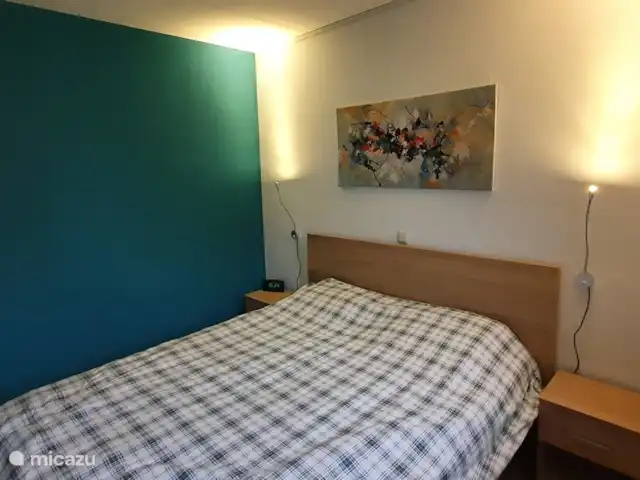 el pecador en Países Bajos, Frise, Sondel - casa vacacional Dormitorio en planta baja con cama de matrimonio