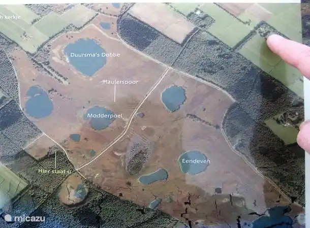 Le gîte « De Dobbe » vu du ciel !