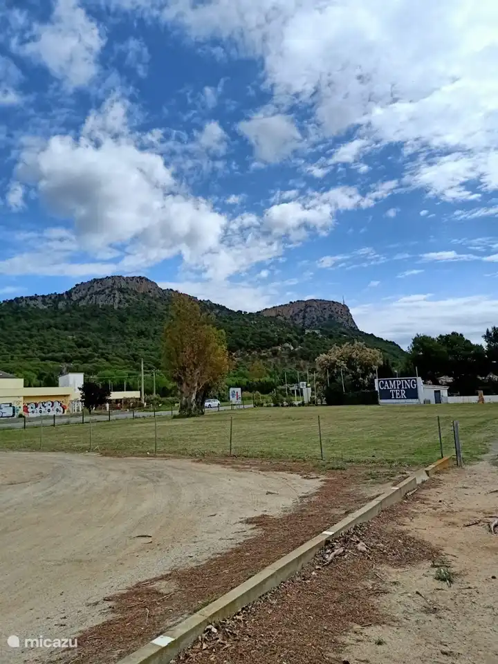 Right in front of the campsite!