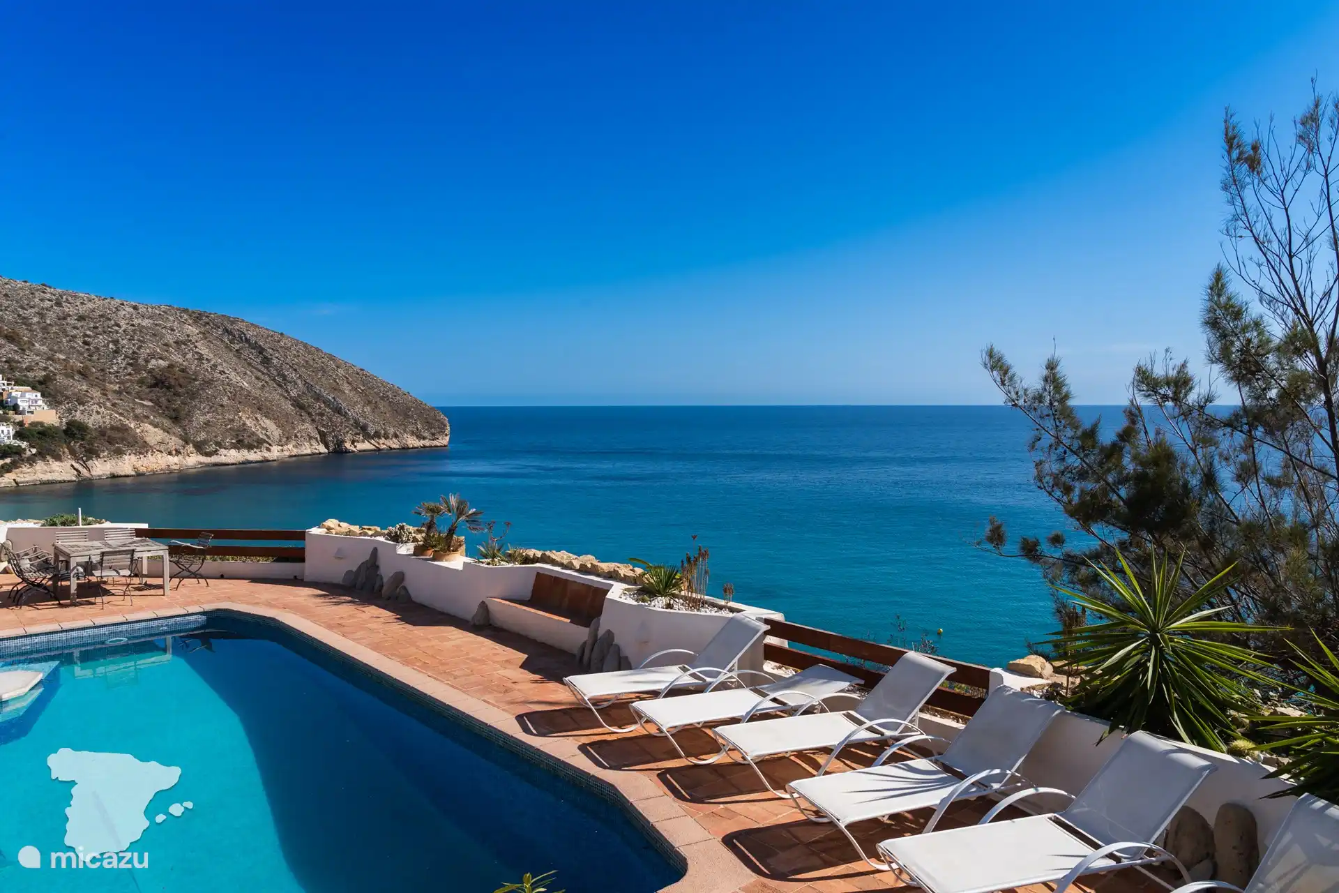 Casa del Flamboyan in Spanien, Costa Blanca, Moraira - Villa