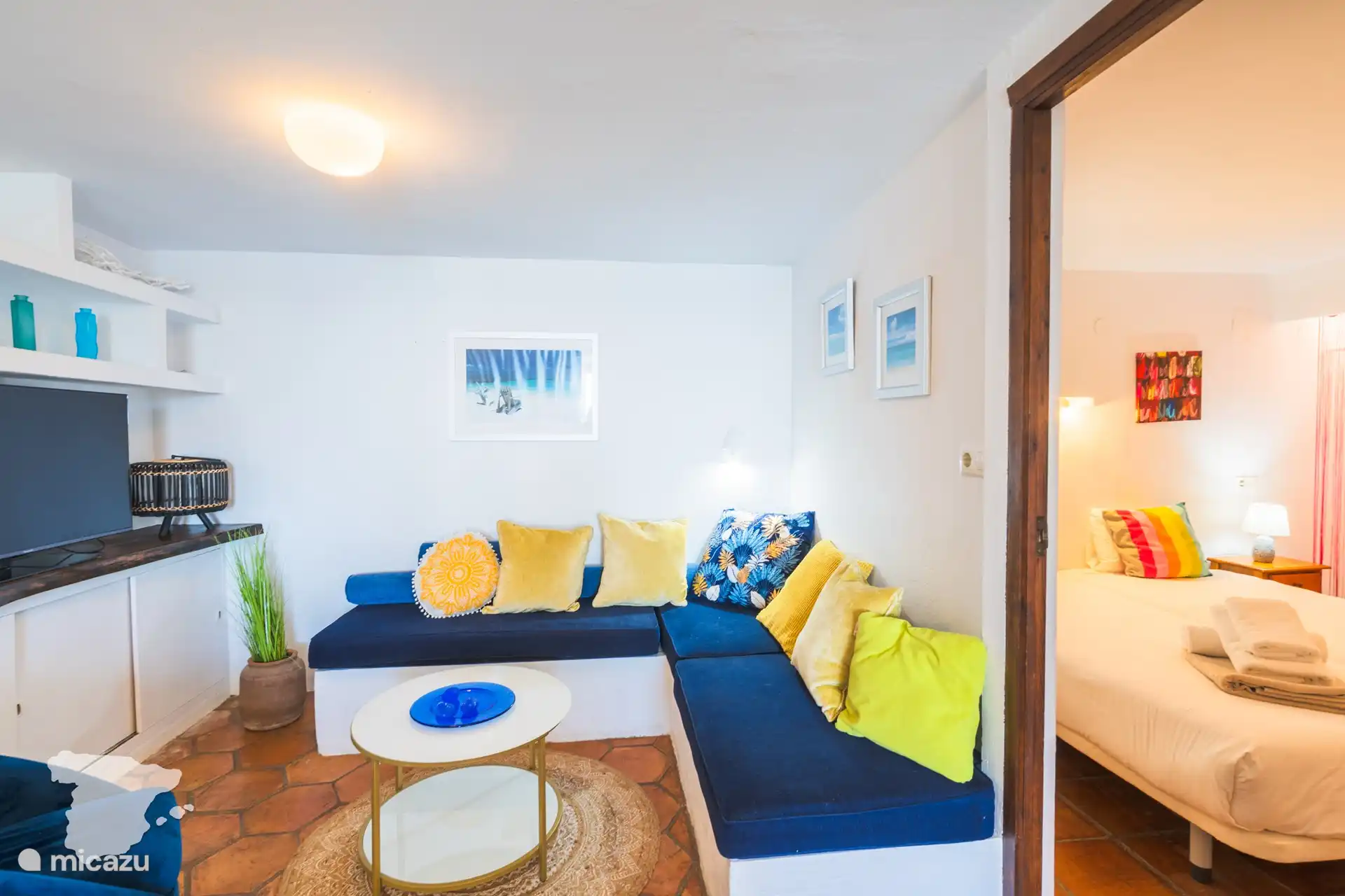 estudio de sala de estar