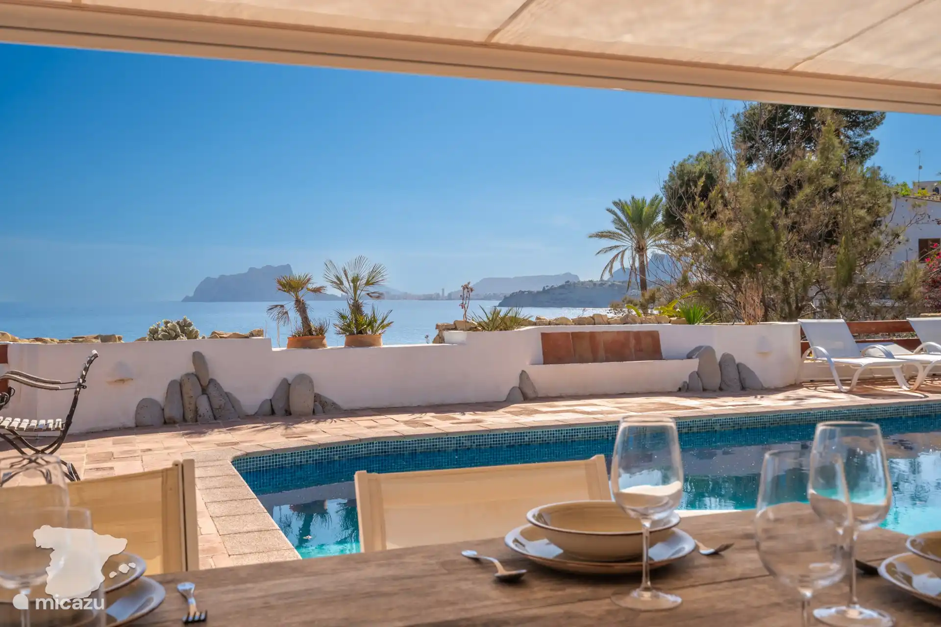 Hermosa vista hacia Calpe