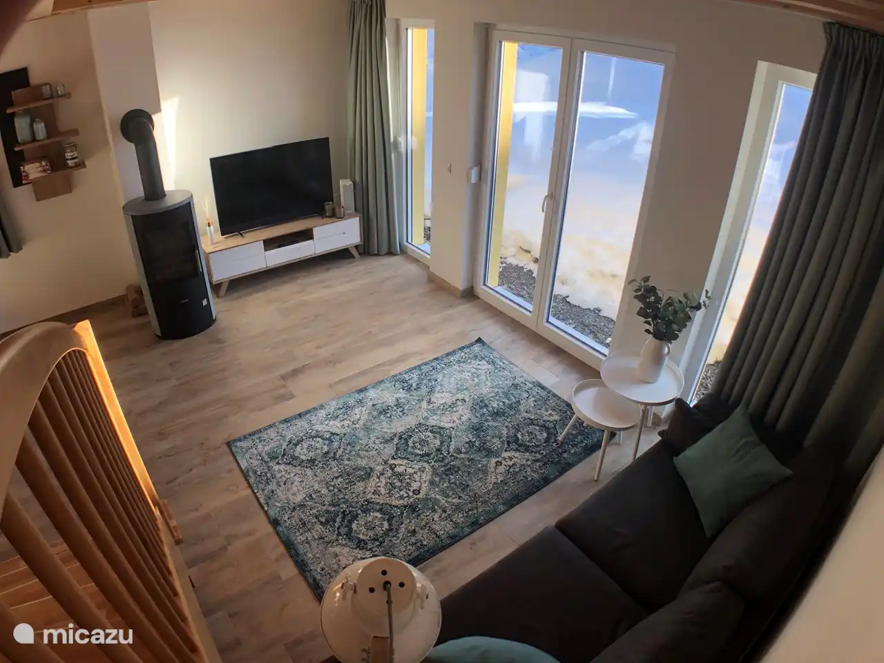 Le salon ensoleillé