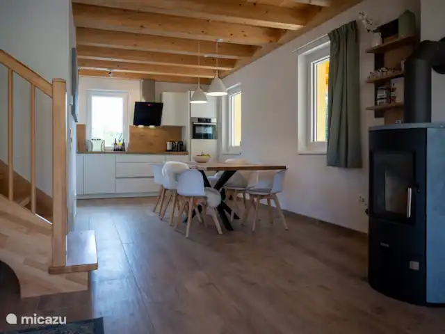 Maison Drei Madel | Autriche, Carinthie, Arnoldstein - maison de vacances La salle à manger cosy vue du salon