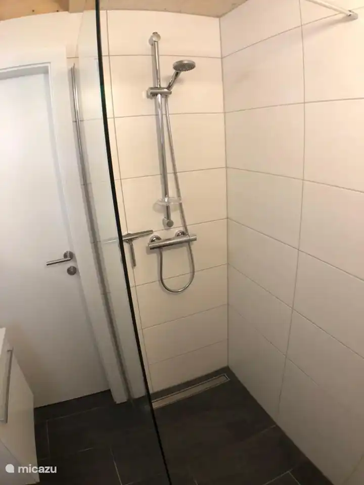 Douche à l'italienne dans une des 2 salles de bain