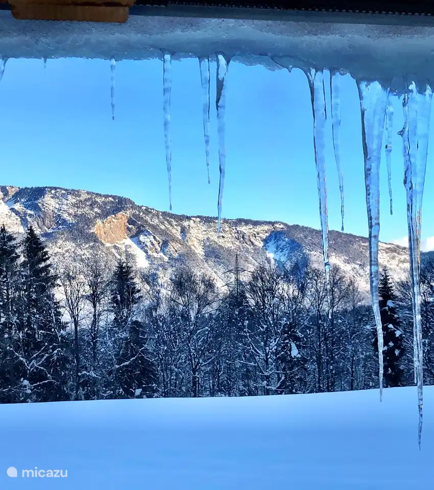 Vue sur le Dobratsch depuis la chambre