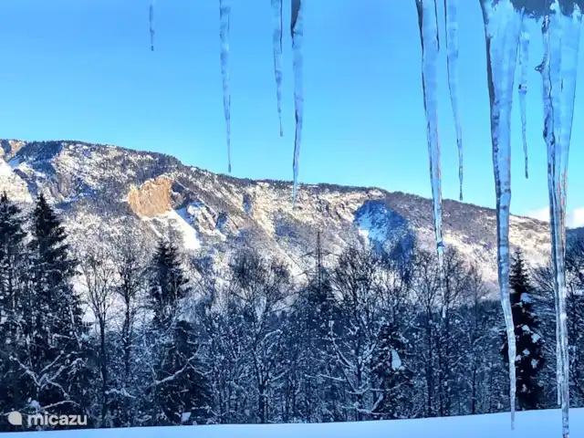 Maison Drei Madel | Autriche, Carinthie, Arnoldstein - maison de vacances Vue sur le Dobratsch depuis la chambre