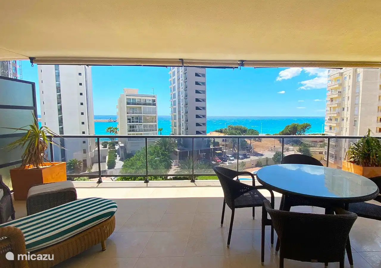 a very spacious terrace