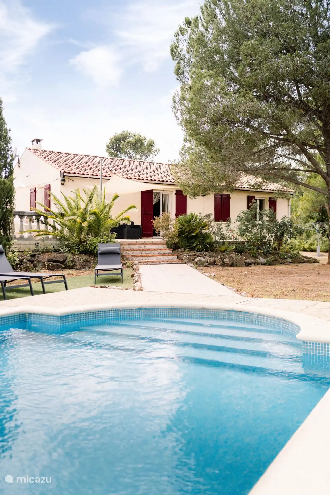 Villa le Menhir in Frankreich, Hérault, Cazedarnes - villa