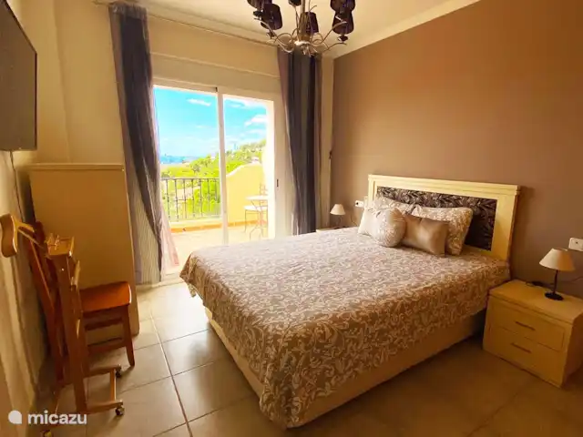 Dinamarca huren in Spanje, Costa Blanca, Altea Hills - bungalow slaapkamer met prive terras