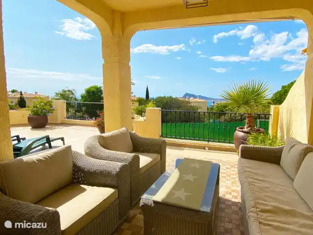 Dinamarca huren in Spanje, Costa Blanca, Altea Hills - bungalow terras