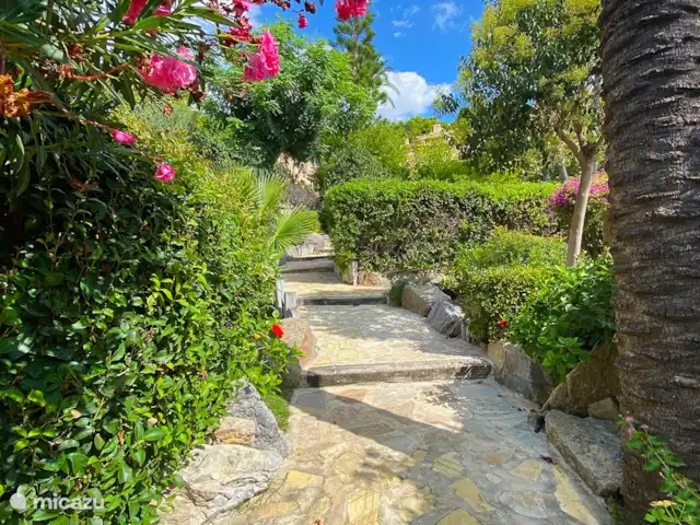 Dinamarca huren in Spanje, Costa Blanca, Altea Hills - bungalow entree naar  het zwembad
