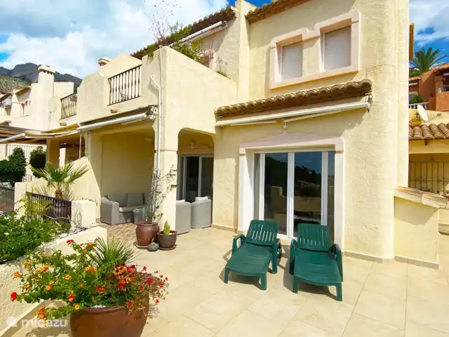 Dinamarca huren in Spanje, Costa Blanca, Altea Hills - bungalow ruim terras