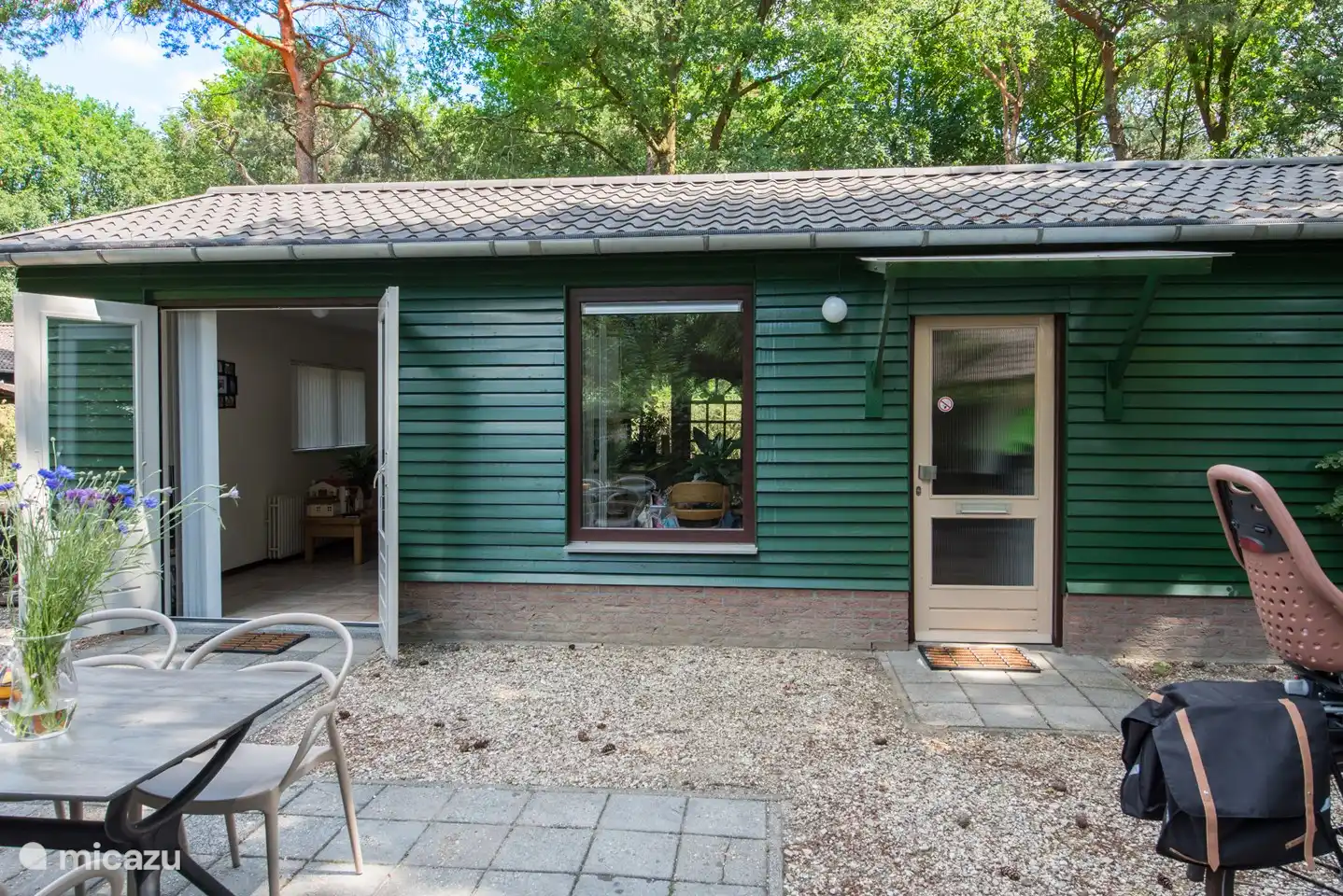 Kaisergans in Niederlande, Nordbrabant, Heesch - bungalow