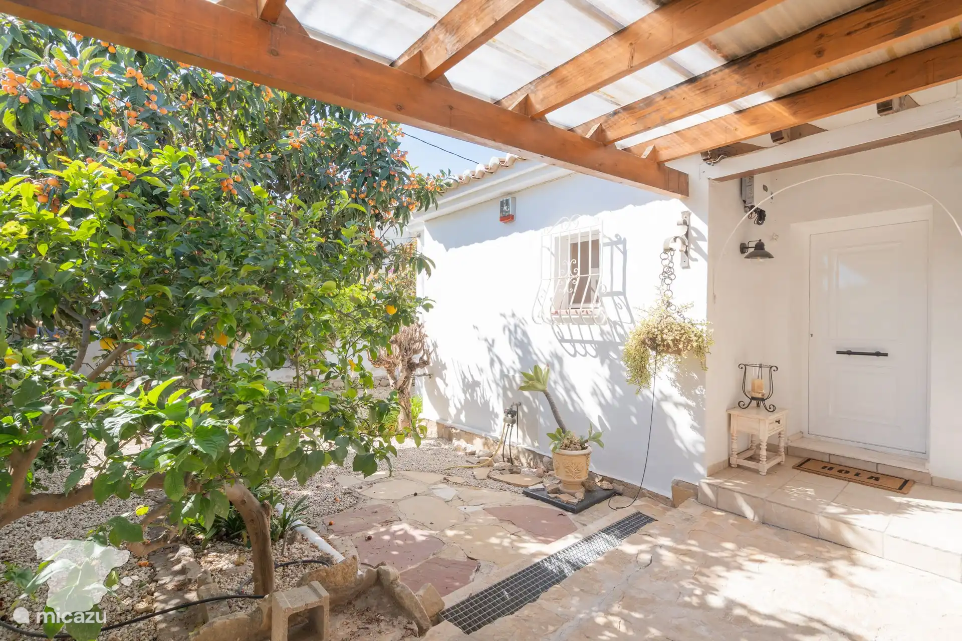 Garden at the front door