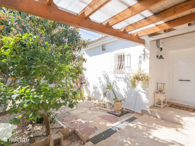 Maison Bruni | Espagne, Costa Blanca, Benissa - villa Jardin devant la porte d'entrée