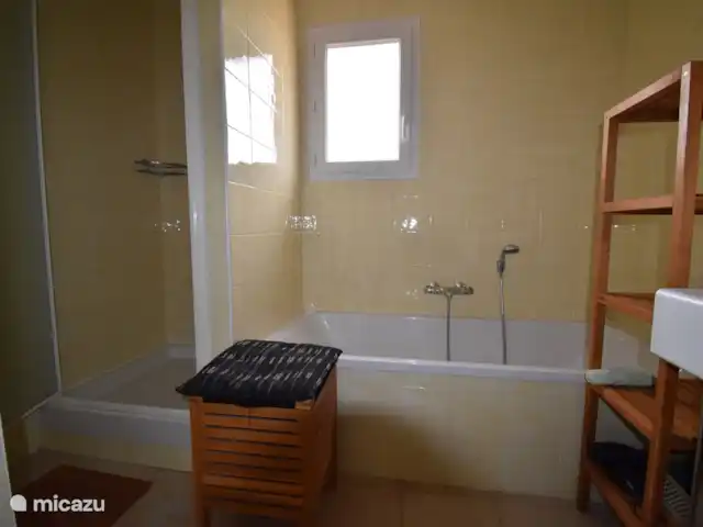 Les Demeures du Luc 307 huren in Frankrijk, Vaucluse, Saumane-de-Vaucluse - villa Badkamer met bad en aparte douche
