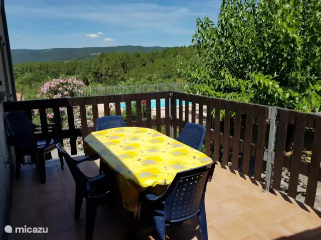 Le Vignal Complet | France, Ardèche, Chambonas - maison de vacances Terrasse derrière Vignal 1