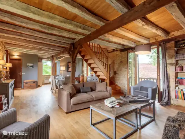 vakantiehuis huren in Frankrijk, Dordogne, Saint-Aubin-de-Nabirat – Hermitage De living