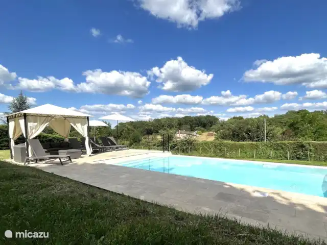 vakantiehuis huren in Frankrijk, Dordogne, Saint-Aubin-de-Nabirat – Hermitage Het zwembad