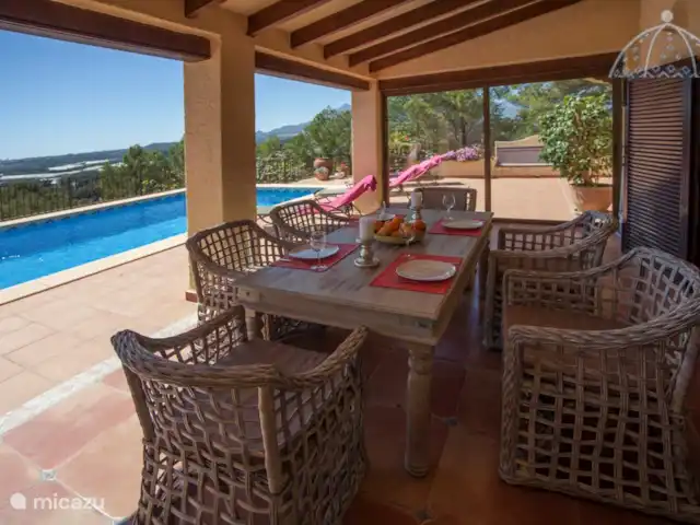 Buen Lugar | Espagne, Costa Blanca, Callosa d'en Sarrià - villa Salle à manger extérieure
