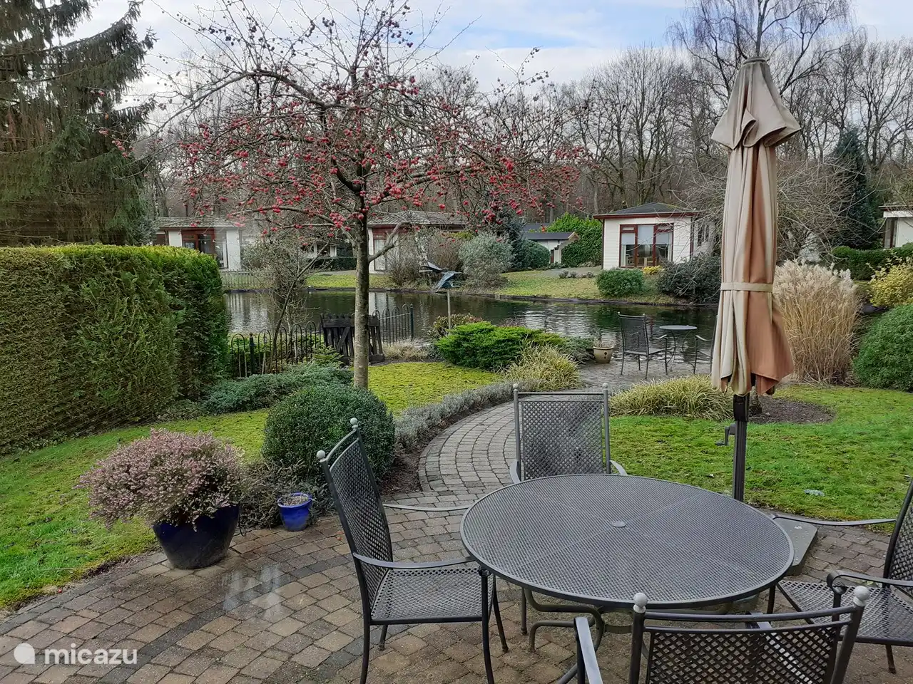 beautiful view from a beautiful holiday home on the estate.