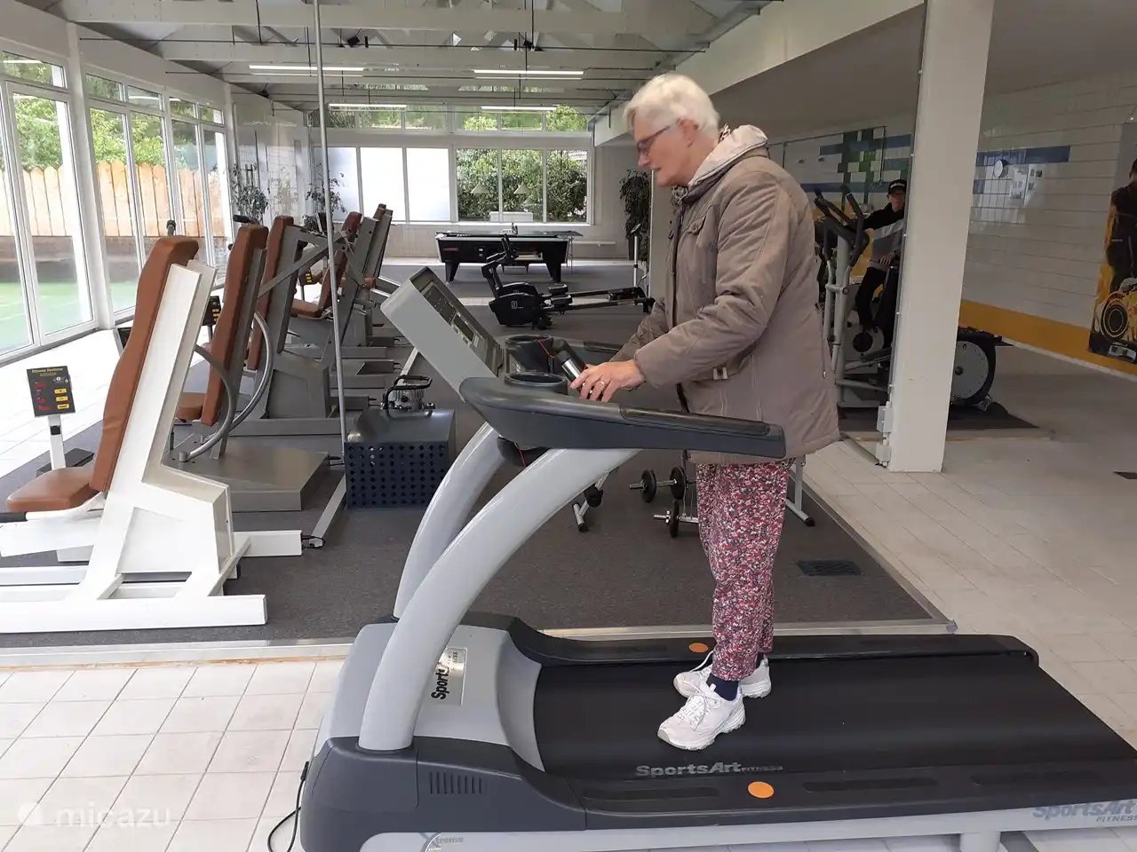 There is also a fitness facility at the park