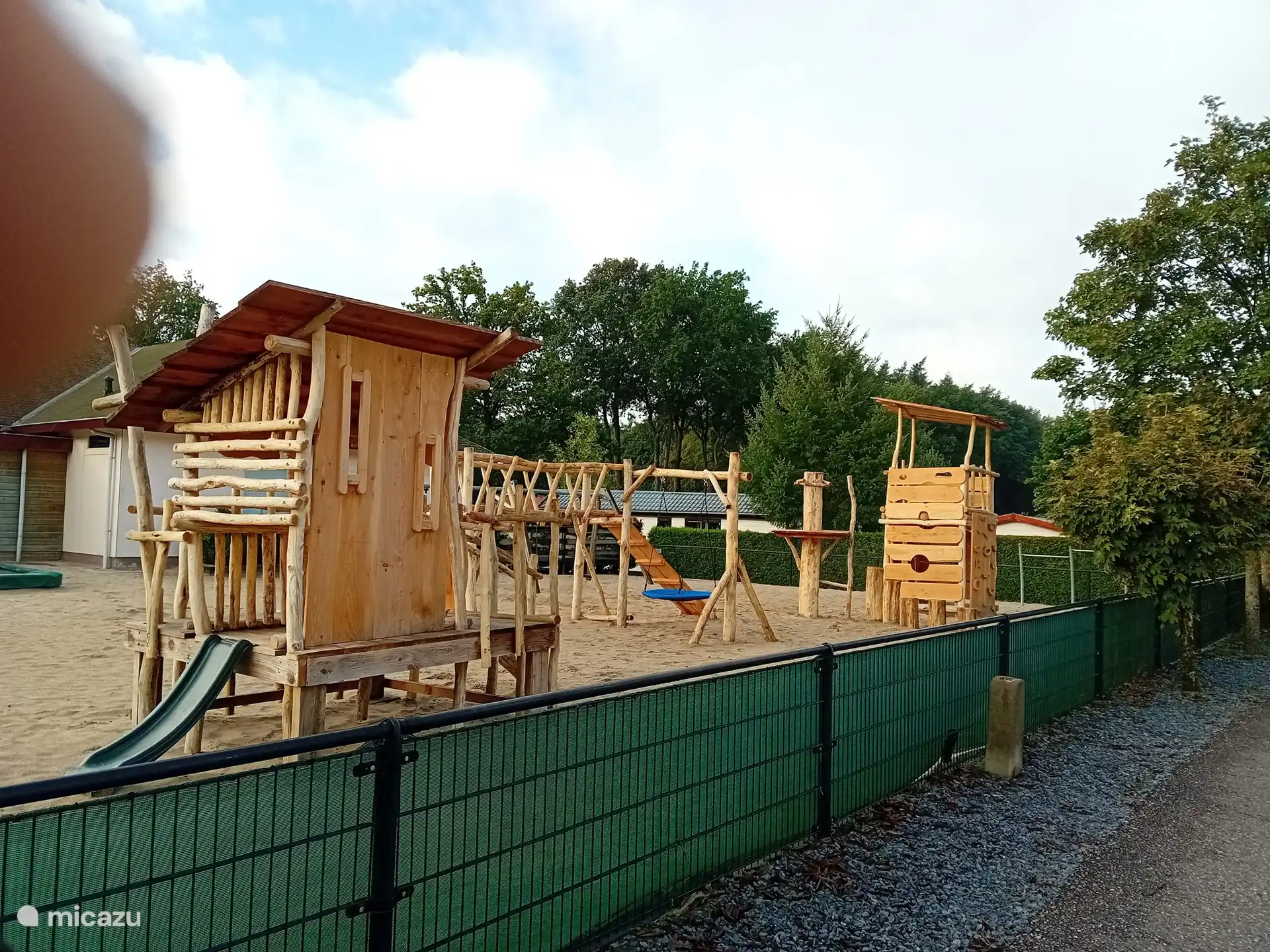 The newly renovated beautiful playground.