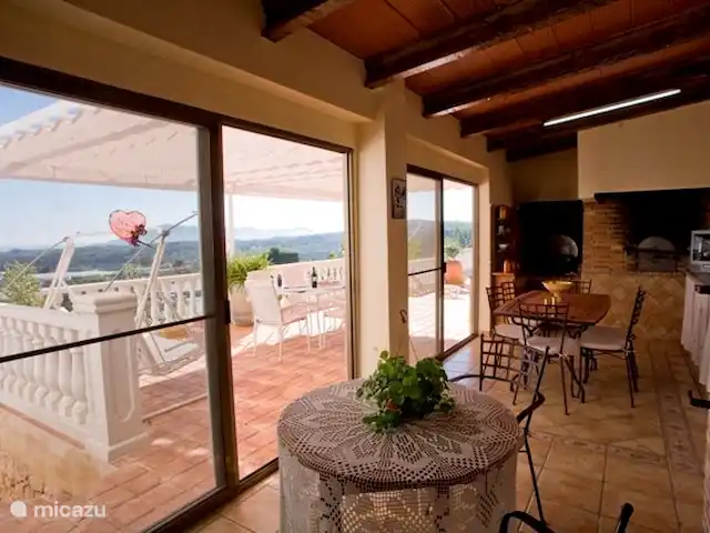 Location de Vacances Espagne, Costa Blanca, Callosa d'en Sarrià, villa - Casa Cristina terrasse couverte