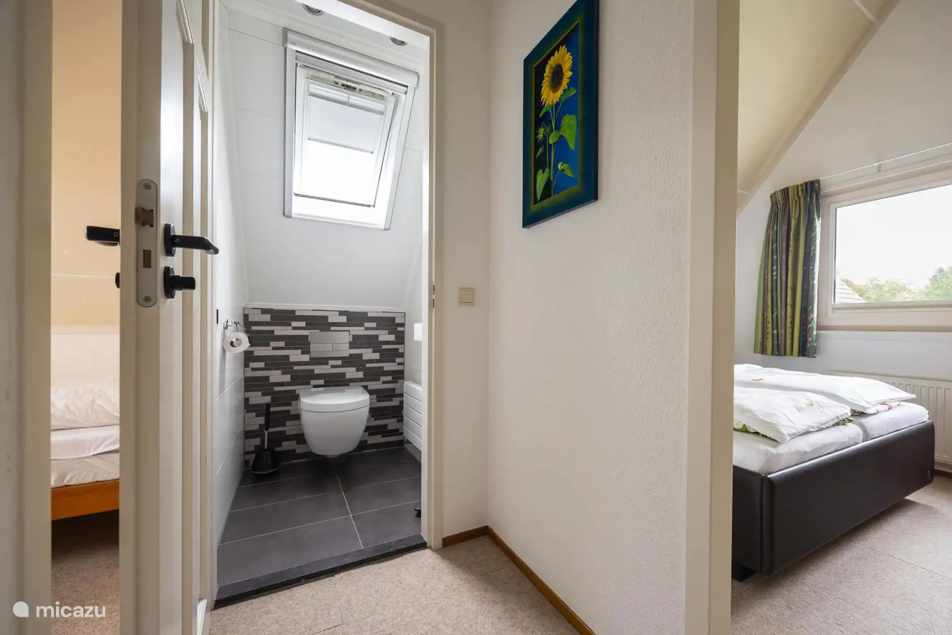 Die Lage des Gäste-WCs 