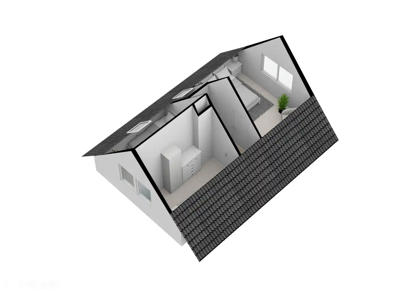 Der Grundriss des ersten Obergeschosses