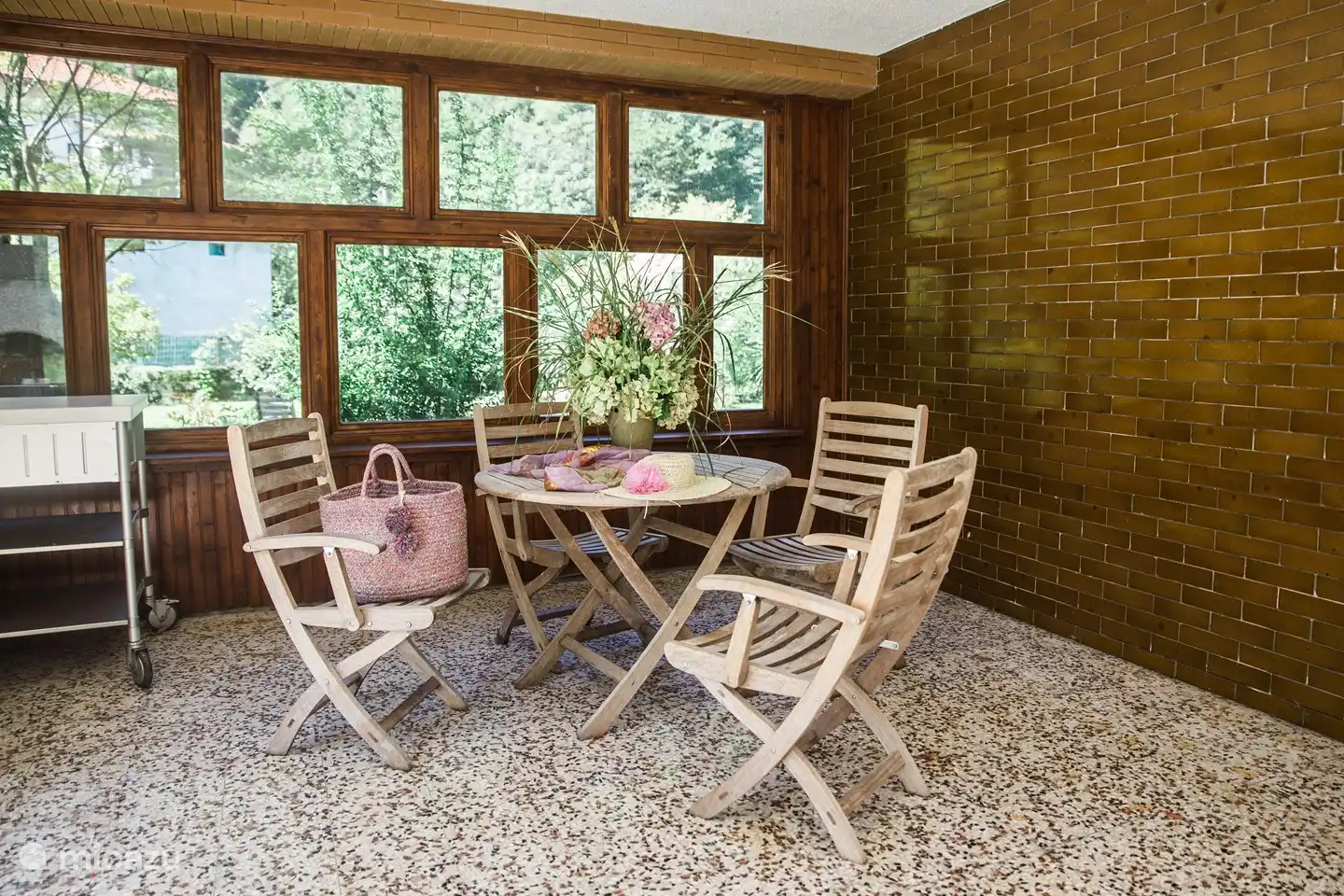 Überdachte Terrasse Vila Labod