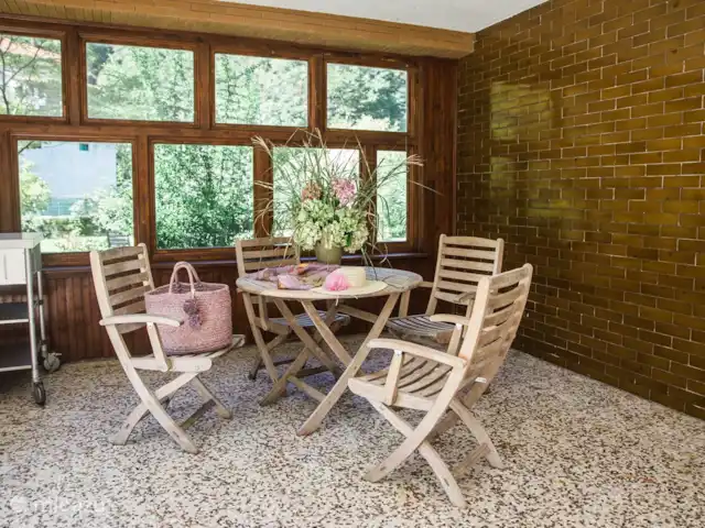 Location de Vacances Slovénie, Alpes juliennes, Most na Soci, appartement - Vila Labod, appartement Idrijca Terrasse couverte Vila Labod