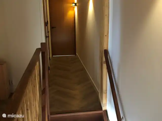 Domaine Janssloot/Âld Heach Hiem | Pays-Bas, Frise, Goëngahuizen - maison de vacances Escalier au premier étage