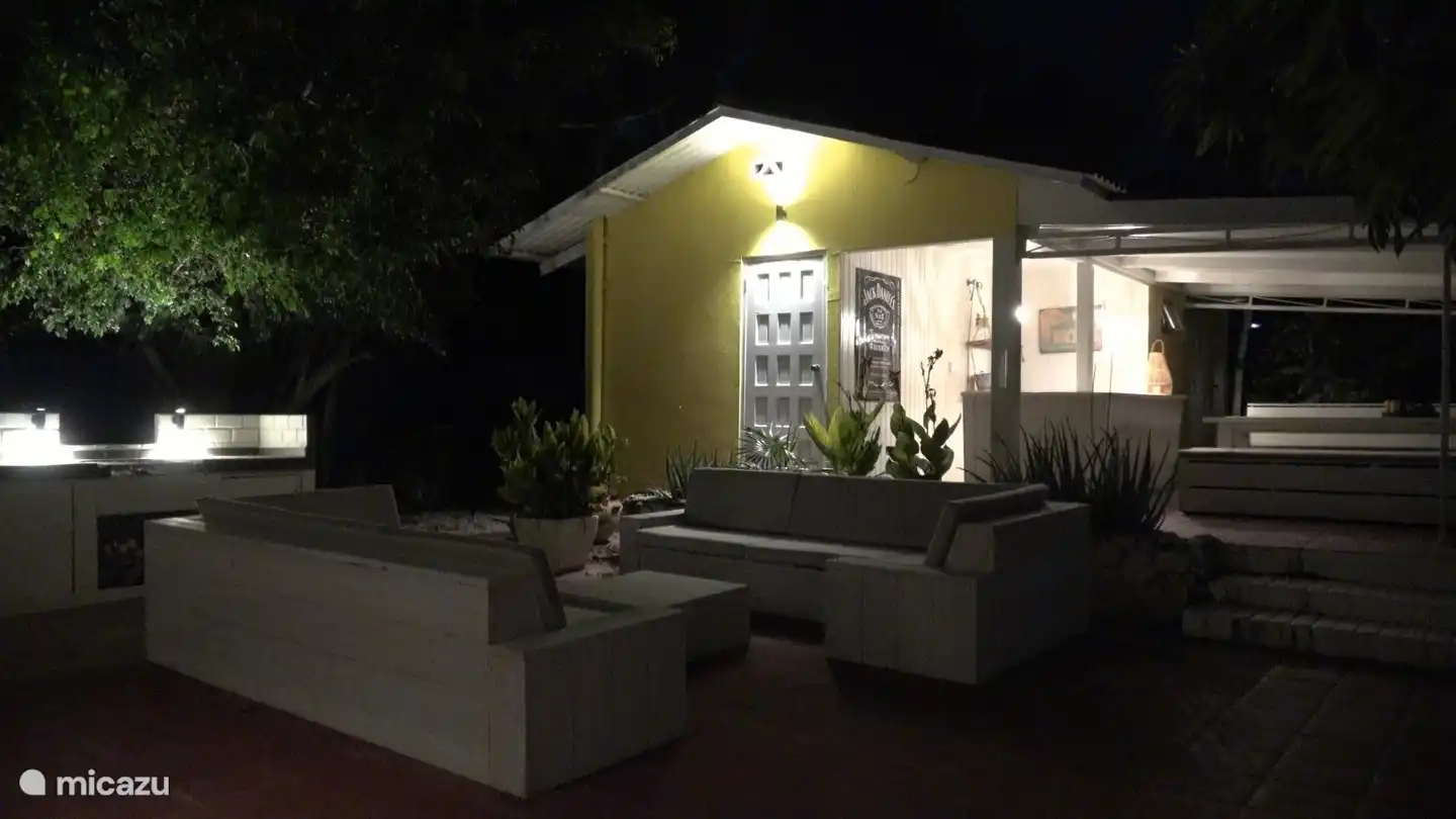 Impression d'ambiance de Casa Anasa la nuit.