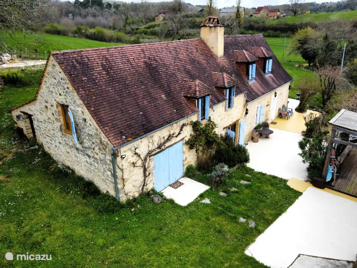 Het vakantiehuis in de winter