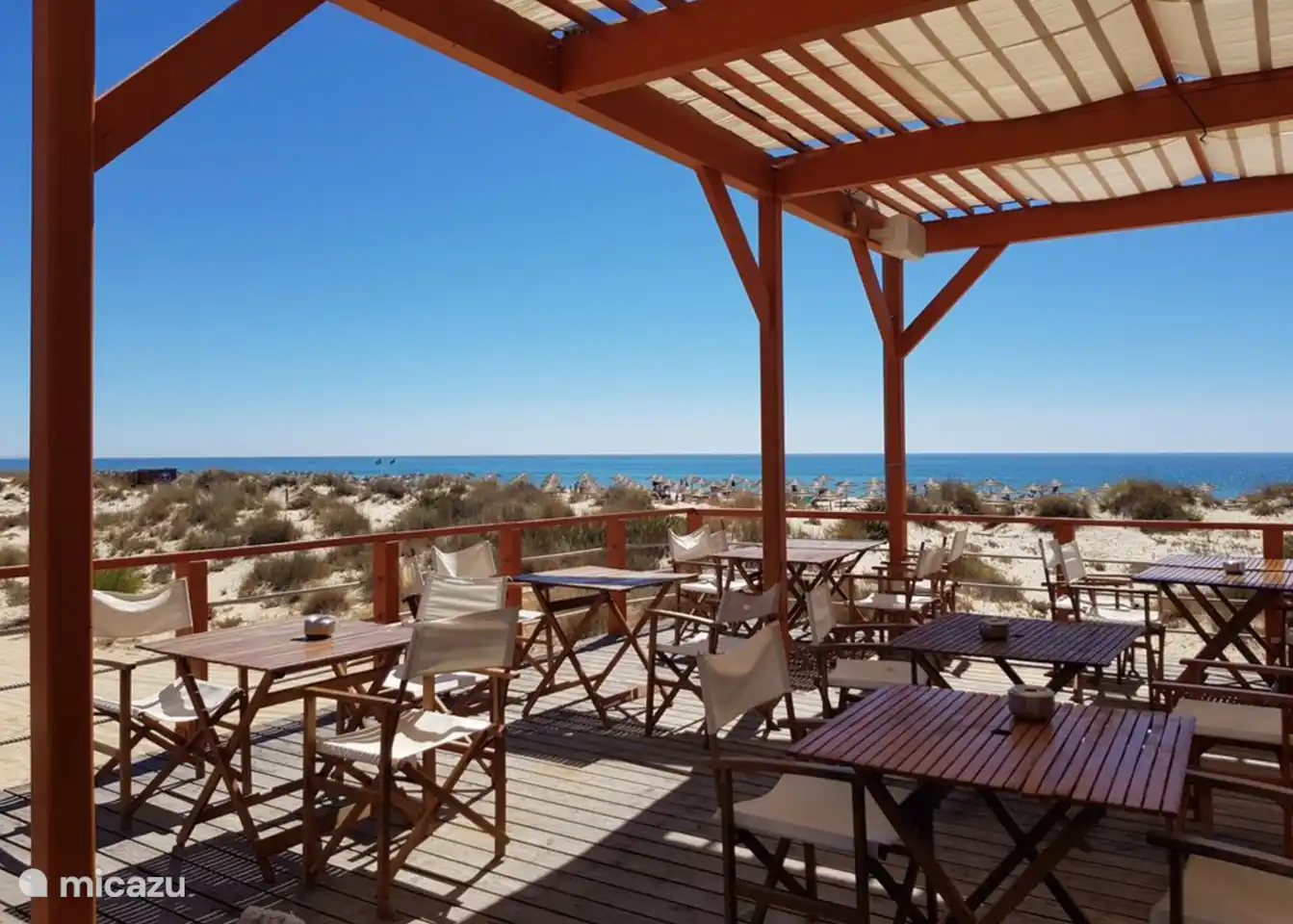 Vista desde el chiringuito de Ilha de Cabanas.