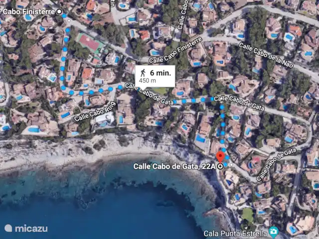 Villa Barbara | Espagne, Costa Blanca, Moraira - villa Itinéraire à pied vers la baie de plongée en apnée.