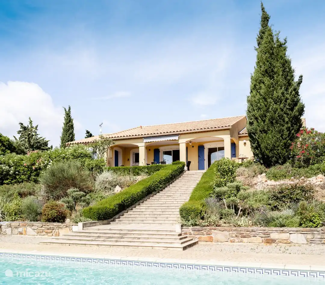 Villa la Fontaine in Frankreich, Hérault, Villespassans - Villa