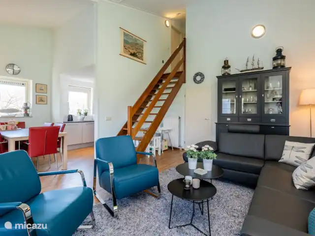 Digue | Pays-Bas, Zélande, Brouwershaven - maison de vacances Salon avec vue sur la salle à manger
